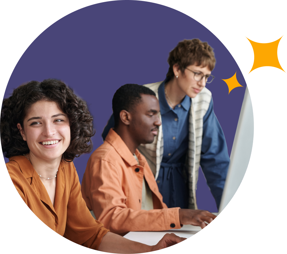 I.T. students using skill labs